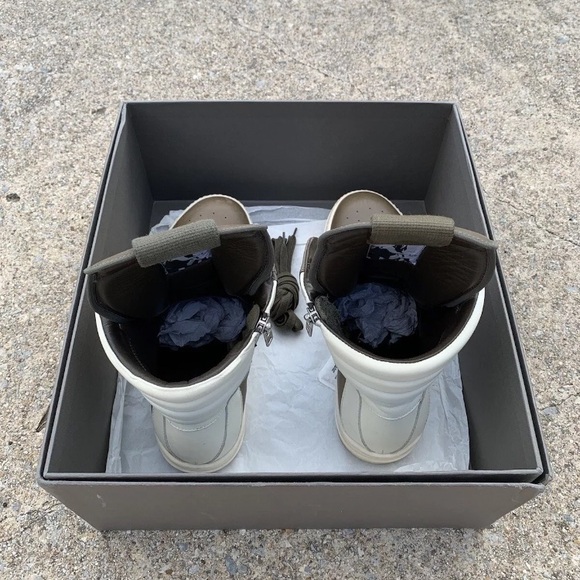 RICK OWEN Geobaskets 7288576109 Khaki - Picture 4 of 11